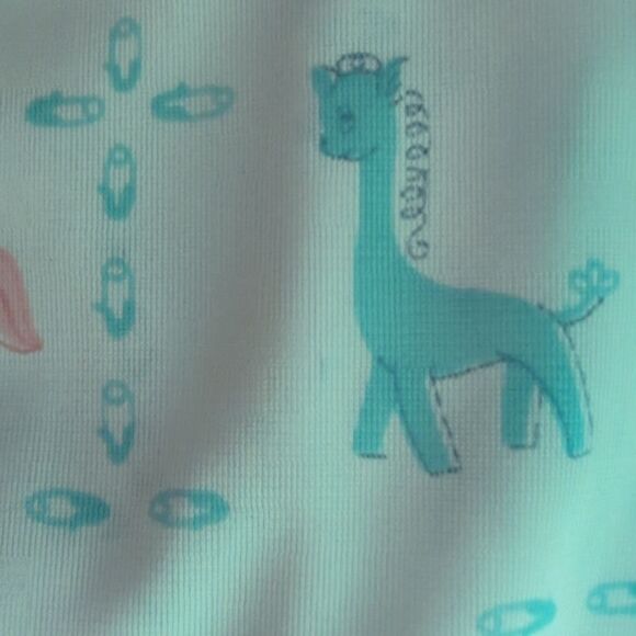 Vintage MCM Lot Of 3 Bolts Of Baby Sheer Nursery Baby Animal Print Material Rare - Picture 9 of 12